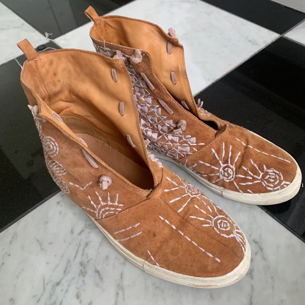 Free People Gansvoort Slip On Sneaker Size 38